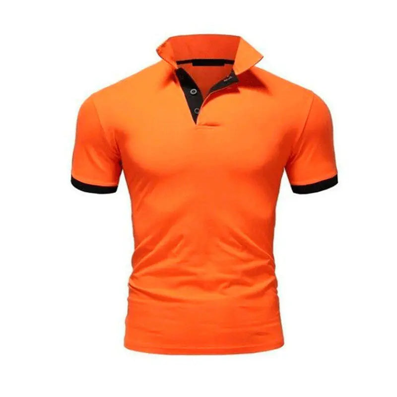 Stand-up Cotton Polo Shirt Old Money Classic