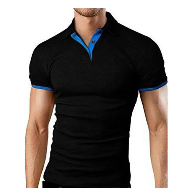 Stand-up Cotton Polo Shirt Old Money Classic