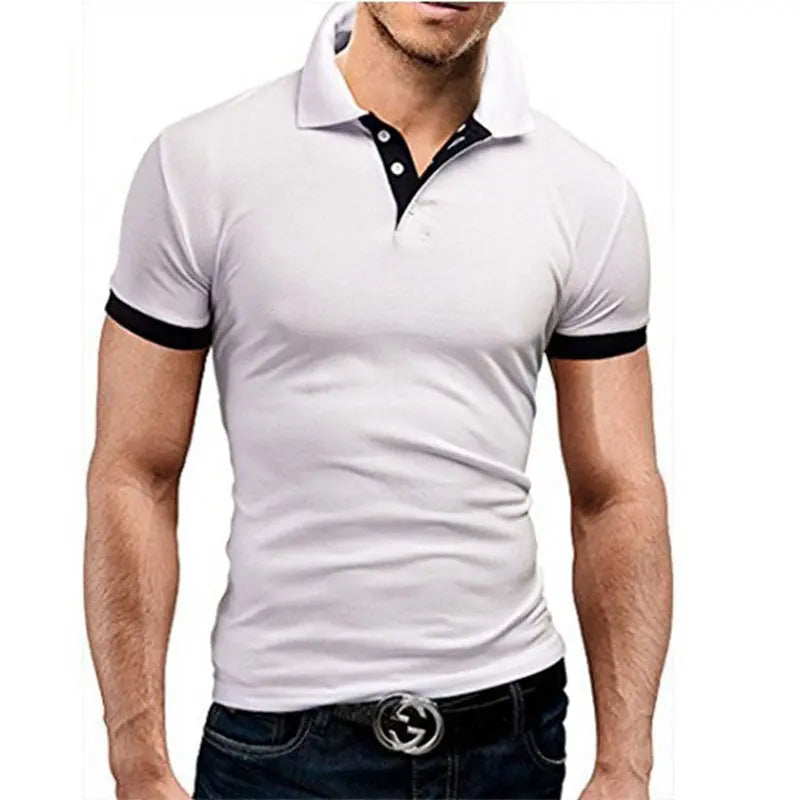 Stand-up Cotton Polo Shirt Old Money Classic