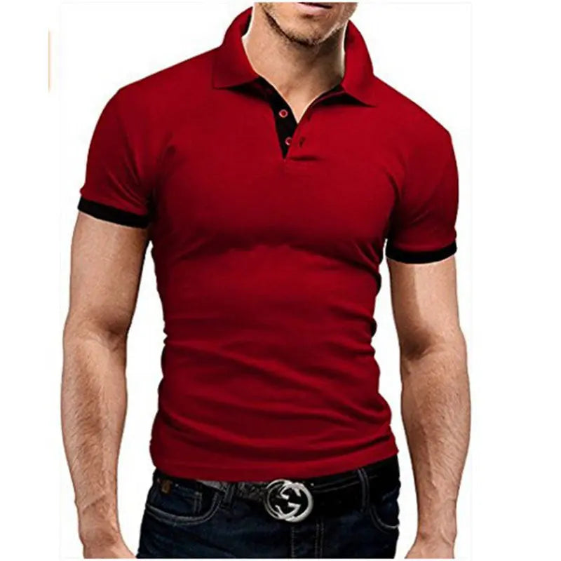 Stand-up Cotton Polo Shirt Old Money Classic