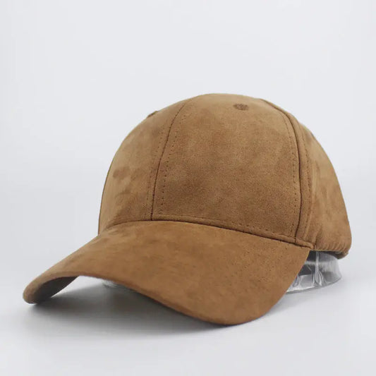 Suede Baseball Hat Old Money Classic