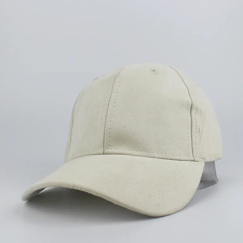 Suede Baseball Hat Old Money Classic