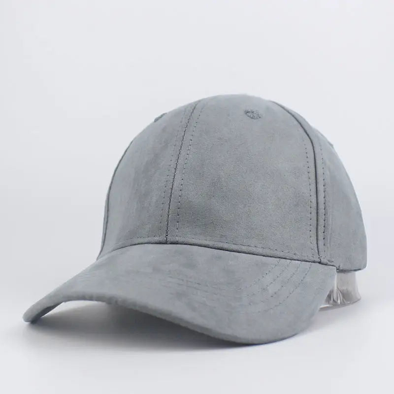 Suede Baseball Hat Old Money Classic