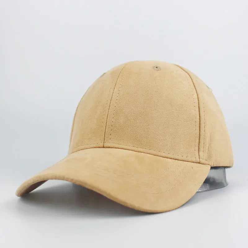 Suede Baseball Hat Old Money Classic