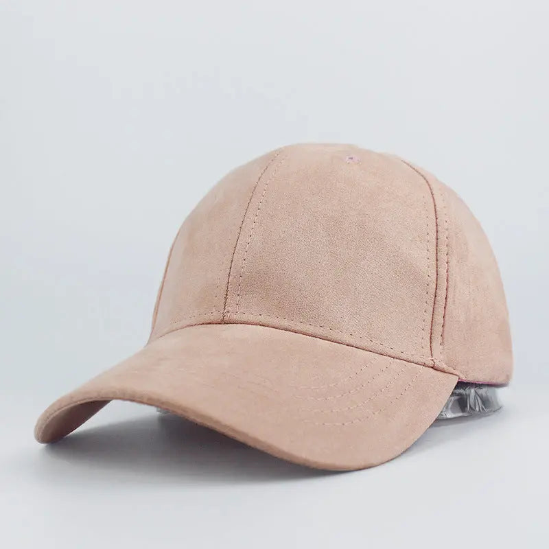 Suede Baseball Hat Old Money Classic