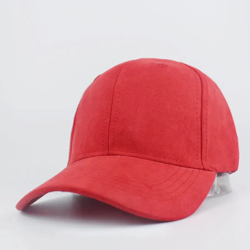 Suede Baseball Hat Old Money Classic