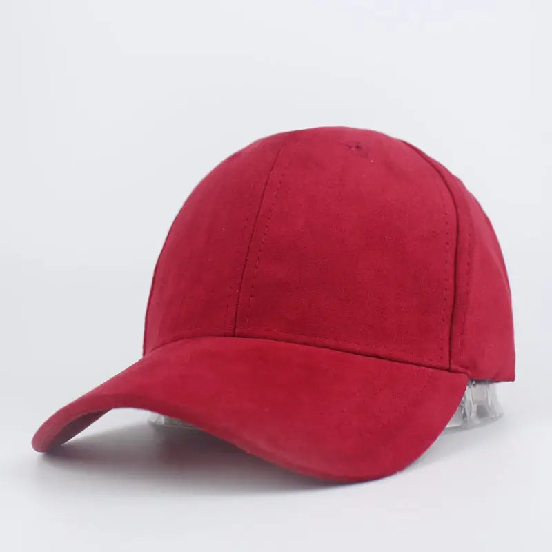 Suede Baseball Hat Old Money Classic