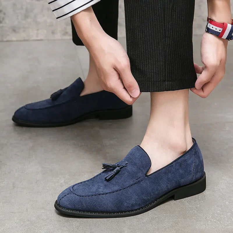 Suede Matte Vegan Leather Shoes Old Money Classic