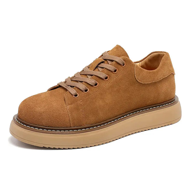 Suede Retro Workwear Shoes For Men Old Money Classic