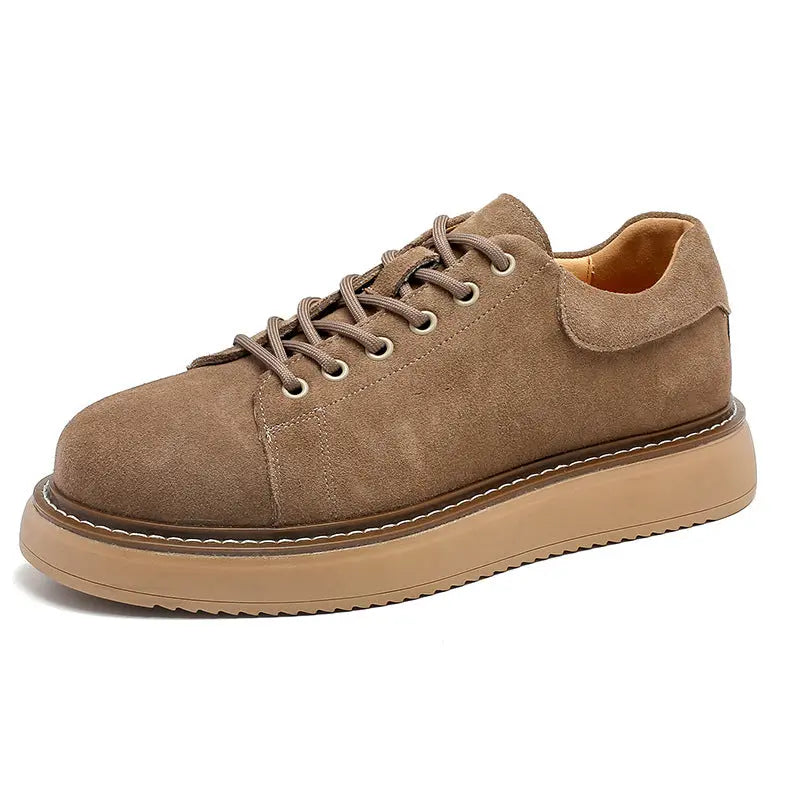 Suede Retro Workwear Shoes For Men Old Money Classic