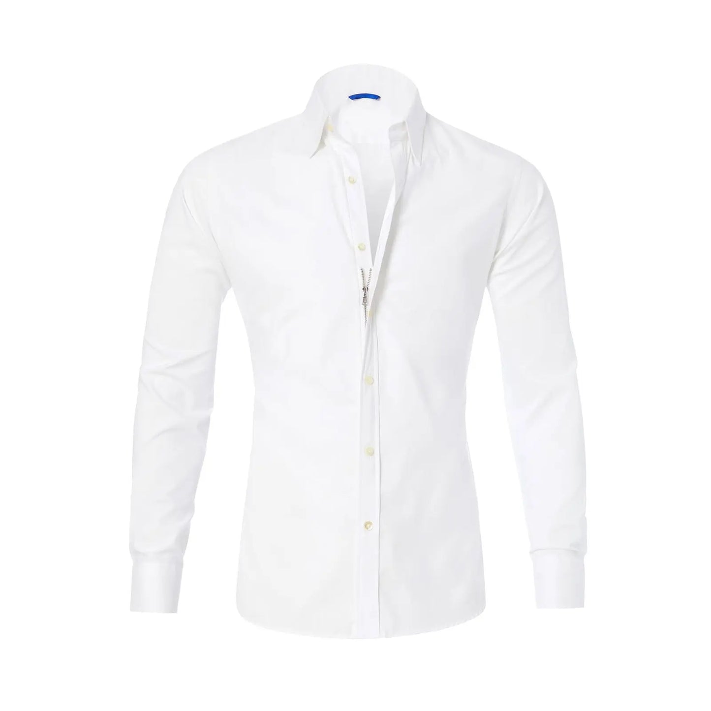 Summer Slim Fit Solid Color Long Sleeve Shirt