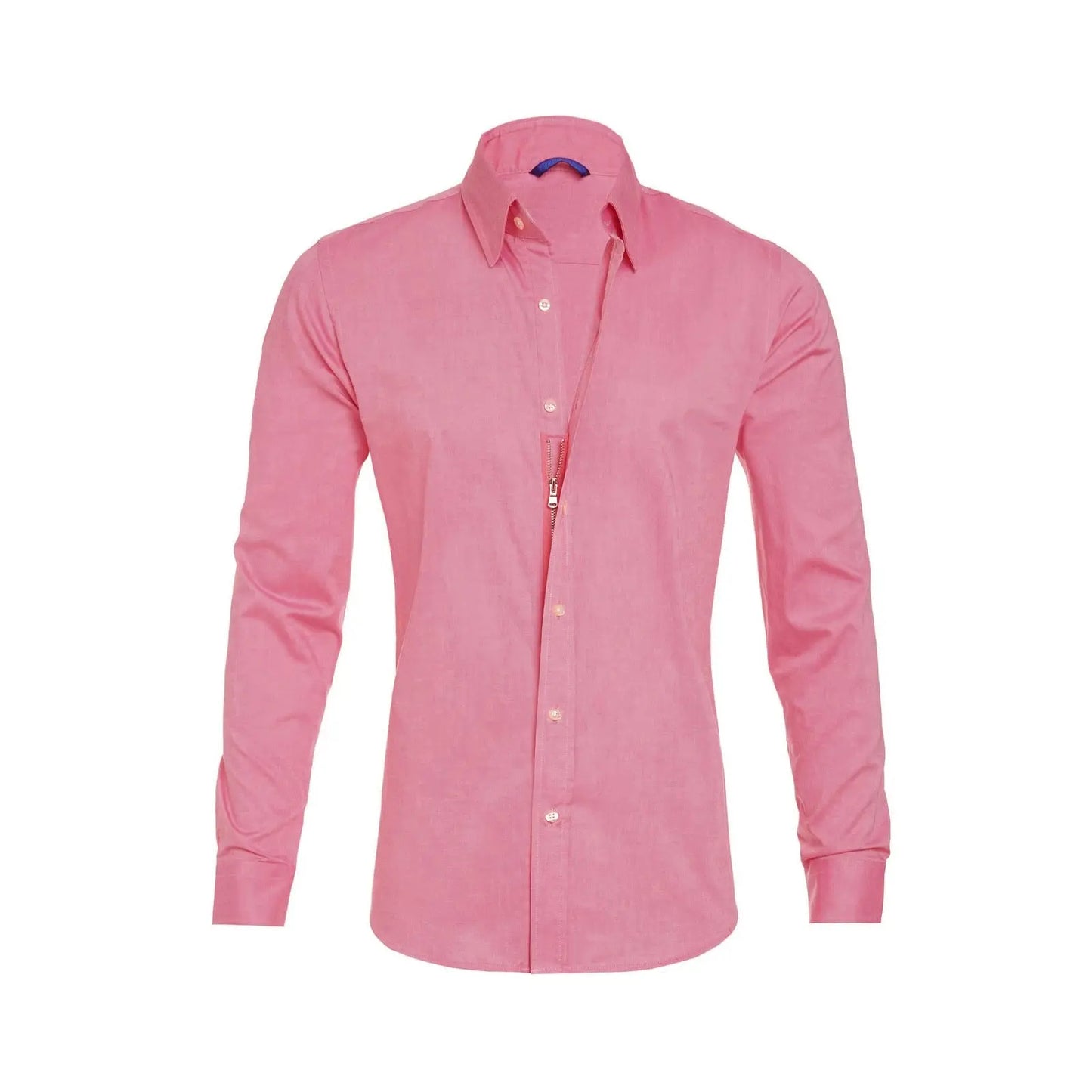 Summer Slim Fit Solid Color Long Sleeve Shirt