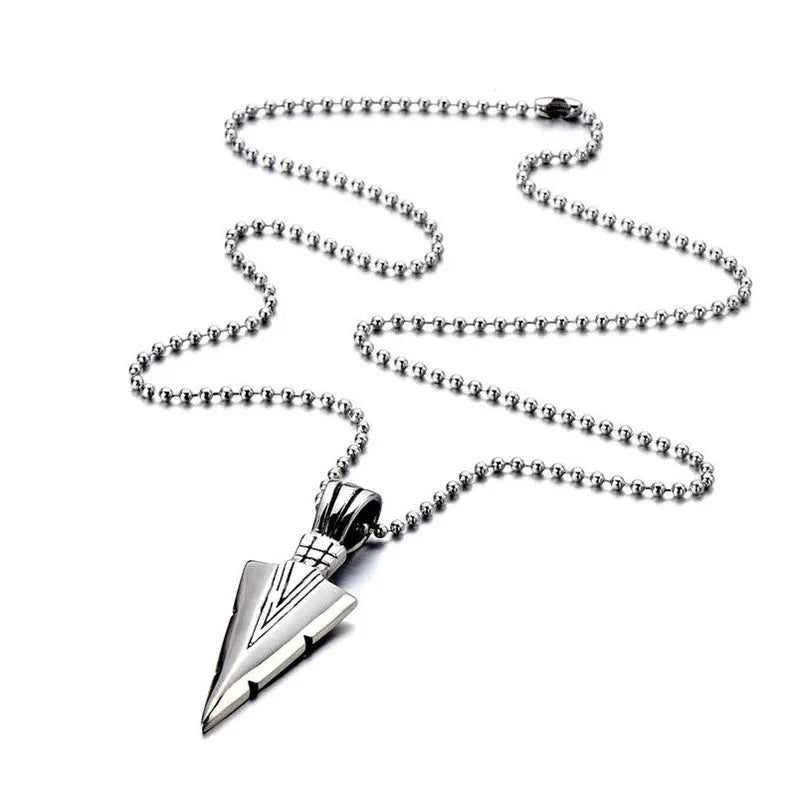 Triangle Arrow Necklace - Old Money Classic