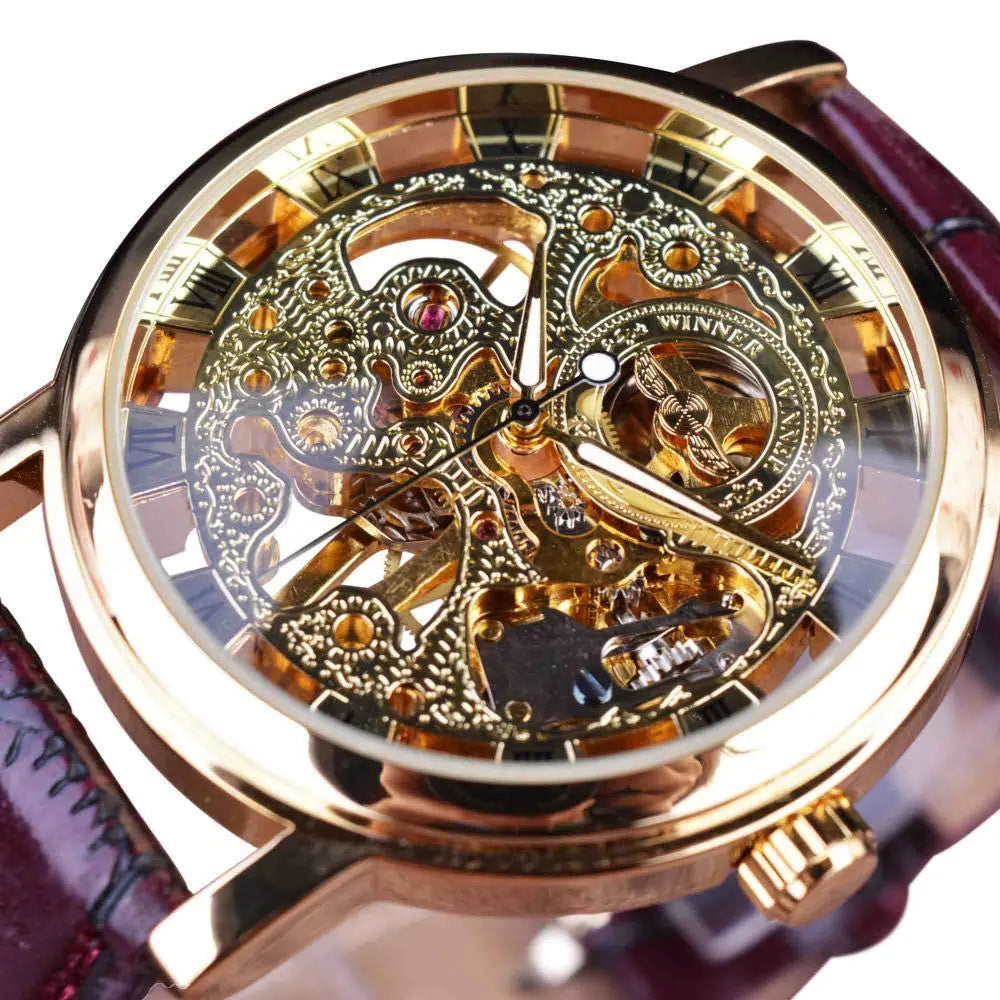 WINNER Mechanical Skeleton Watch - Old Money Classic