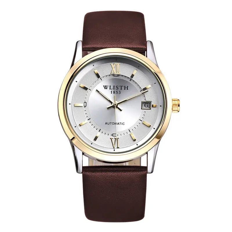 WLISTH 1853 Automatic Mechanical Waterproof Date Classic Watch - Old Money Classic