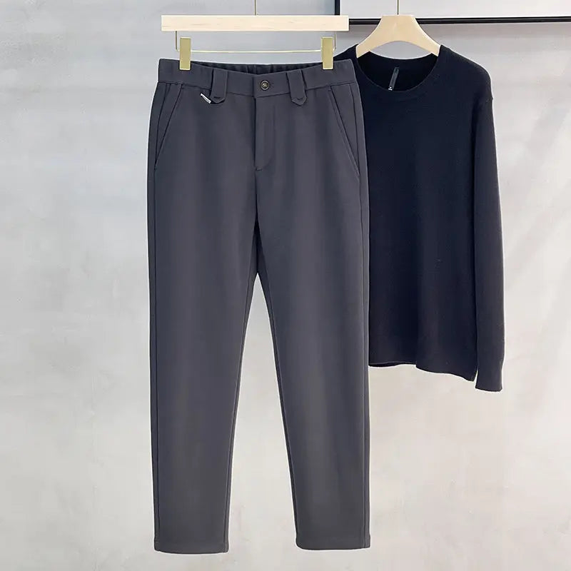 Warm Woolen Casual Pants - Old Money Classic