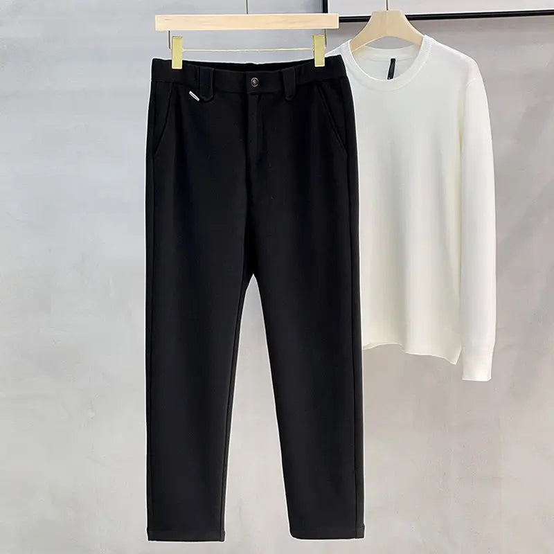 Warm Woolen Casual Pants - Old Money Classic