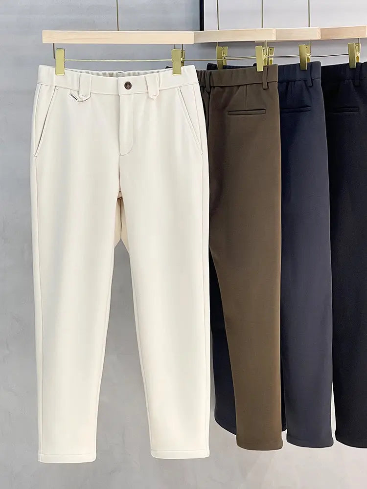 Warm Woolen Casual Pants - Old Money Classic